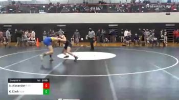 152 lbs Consolation - Alan Alexander, Pope John Paul II vs Kayden Clark, Northern Lebanon