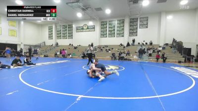 184 lbs Finals (2 Team) - Christian Darnell, Grand Canyon University Club vs Daniel Hernandez, Menlo Oak Squad