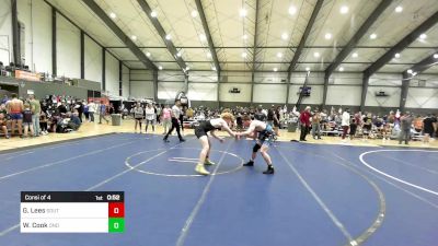 190 lbs Consi Of 4 - Garrett Lees, Southwest Washington WC vs Wyatt Cook, Ono Kine