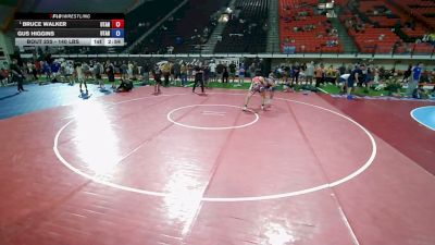 190 lbs Champ. Round 2 - Bruce Walker, Utah vs Gus Higgins, Utah