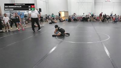 72 lbs Semifinal - Esa Hannigan-Ellis, All I See Is Gold Academy vs Nate Zven, NOVA WC