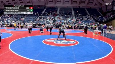 1A-215 lbs Semifinal - Malcom Burris, Fitzgerald vs TYSHON WIGGINS, Commerce Hs