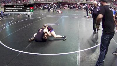126 lbs Champ. Round 2 - Shelby Henderson, Broken Bow Wrestling Club vs Raegan Kellis, Millard South Wrestling Club