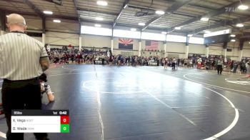 95 lbs Consolation - Xavier Vega, Northern Arizona Grapplers vs Derek Wade, Dominate WC