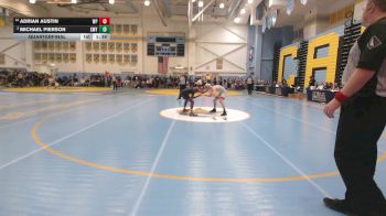 113 lbs Quarterfinal - Adrian Austin, William Penn H.S. vs Michael Pierson, Smyrna H S