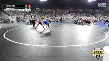 B4A-144 lbs Cons. Round 1 - Sam Moore, Berryhill vs Briar James, Sallisaw