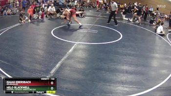 122 lbs Cons. Round 4 - Helo Blackwell, Central Catholic Wrestling Clu vs Isaiah Ebersbach, Roughhouse