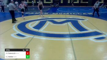 127 lbs Qtr-finals - Ky Szewczyk, Waynesburg vs Casey Walker, North Allegheny