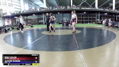 115 lbs Round 2 (8 Team) - Emily Kivler, Pennsylvania Blue vs Summer Banker, Ohio