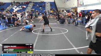 145 lbs Cons. Semi - Joshua Valdez, Servite vs Avian Singh, Team Jackrabbits