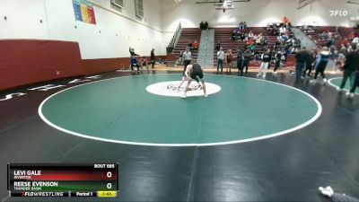 120 lbs Cons. Round 5 - Levi Gale, Riverton vs Reese Evenson, Thunder Basin