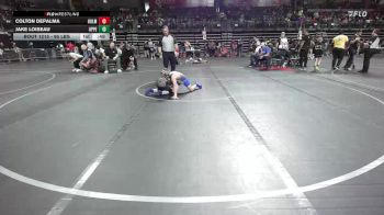 95 lbs Semifinal - Colton Depalma, Holmdel vs Jake Loiseau, Upper Township