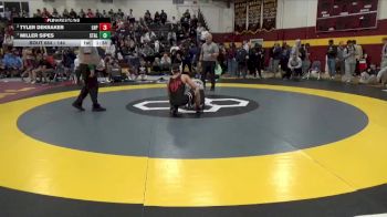 144 lbs Quarterfinal - Miller Sipes, Staley vs Tyler Dekraker, Lake Highland Prep