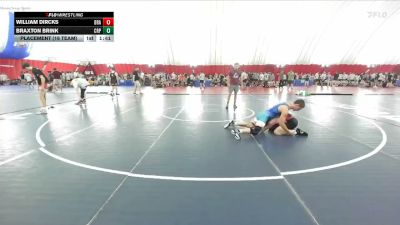 120 lbs Placement (16 Team) - William Dircks, Brainerd vs Braxton Brink, Cedar Rapids Prairie