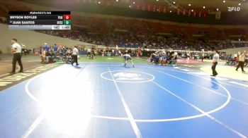 3A Boys 113 lbs Quarterfinal - Juan Santos, Nyssa Boys vs Bryson Boyles, Pleasant Hill Boys