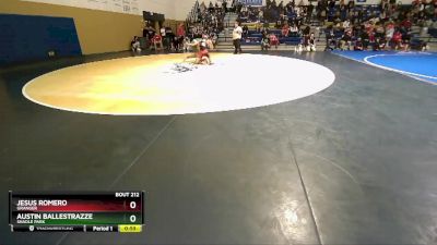 138 lbs Cons. Round 2 - Jesus Romero, Granger vs Austin Ballestrazze, Shadle Park