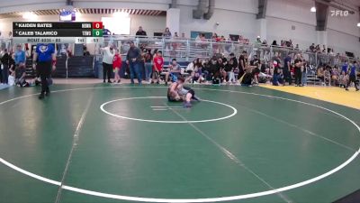 80 lbs Quarterfinal - Kaiden Bates, North DeSoto Wrestling Academy vs Caleb Talarico, Texas Elite Wrestling Club