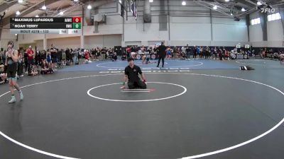 132 lbs Cons. Semi - Maximus Lupardus, All American Wrestling Club vs Noah Terry, Rebel Wrestling Club