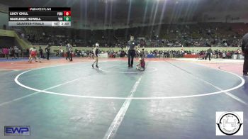 68 lbs Quarterfinal - Lucy Chill, Perry Girls Wrestling Club vs Marleigh Howell, Viking Wrestling Club