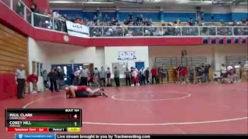 220 lbs Quarterfinal - Corey Hill, Portage vs Paul Clark, Crown Point