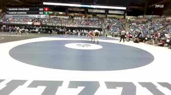 215 lbs Quarterfinal - Cason Horton, Newton HS vs Jaxson Chartier, Hays HS