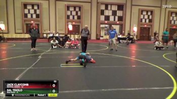 52 lbs Semis & 1st Wrestleback (8 Team) - Jack Claycomb, Revival White vs Sal Triolo, Bad Bass