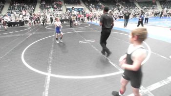 83 lbs Round Of 16 - Gunner Minton, Runestone vs Brantley Allison, Checotah Matcats