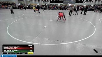 115 lbs Cons. Round 4 - Victoria Vasquez, Sisters On The Mat vs Kylin Ivory Truitt, BullTrained Wrestling