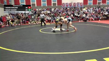 145 lbs Cons. Semi - Alexis Oakland, North Fayette Valley vs Bailey Hakert, Center Point-Urbana