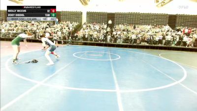 112 lbs Consi Of 8 #1 - Molly McCue, Barn Brothers vs Zoey Diedel, Team 209