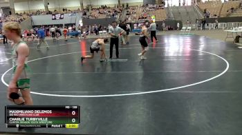 135 lbs Cons. Round 2 - Charlie Turbyville, Clinton Dragon Youth Wrestling vs Maximiliano DeLemos, Big Red Wrestling Club