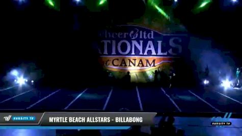 Myrtle Beach Allstars - Billabong [2021 L3 Junior - D2 - Small Day 2] 2021 Cheer Ltd Nationals at CANAM