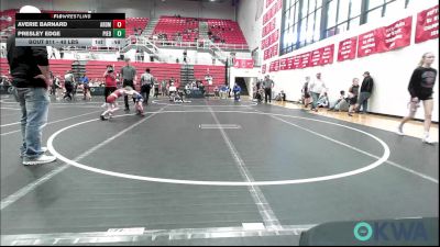40 lbs Rr Rnd 2 - Averie Barnard, ARDMORE TAKEDOWN CLUB vs Presley Edge, Piedmont