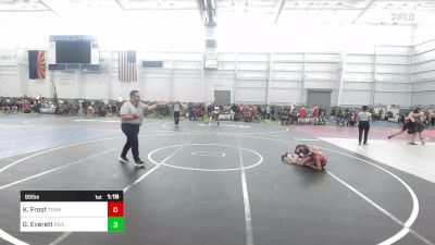 95 lbs Quarterfinal - Kellen Frost, Team Aggression vs Grant Everett, Riverside Rascals