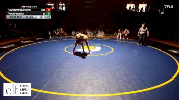 130 lbs. 1st Place Match - Addison Harkins, Nixa vs Kyah Leyba, Broken Arrow