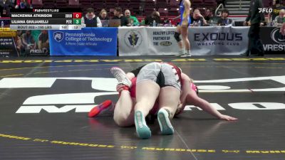 190 lbs Consi 4 - MacKenna Atkinson, Souderton-G vs Liliana Giulianelli, Peters Township-G