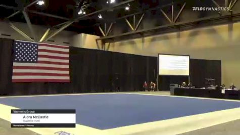 Alora McCastle - Women's Group, Superior Acro - 2021 USA Gymnastics Championships
