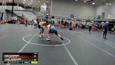 175 lbs Placement (4 Team) - Chase Amspacher, D3 Training Center vs Luke Schneider, Clinic Wrestling