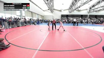 73-M lbs Consi Of 32 #2 - Cullen Ondek, Mat Assassins vs Lucas Pineiro, High Pace Wrestling Club