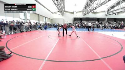 73-M lbs Consi Of 32 #2 - Cullen Ondek, Mat Assassins vs Lucas Pineiro, High Pace Wrestling Club