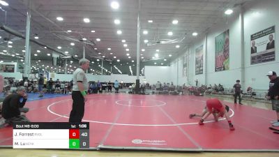 110 lbs Rr Rnd 1 - Jamison Forrest, Revival Black vs Max Lu, Keystone Krush