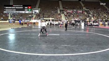 6A 106 lbs Cons. Round 3 - Benjamin (ben) Treadaway, Homewood Hs vs Graham Cain, Brookwood Jr-Sr