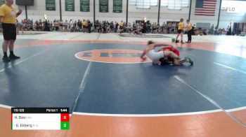 115-128 lbs Cons. Round 3 - Gavin Ekberg, North Boone Wrestling Club vs Harrison Dea, TJ Trained Wrestling