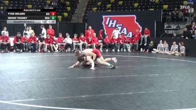 175 lbs Quarterfinal - Grant Touney, Dowling Catholic vs Tyde Nelsen, Dallas Center-Grimes