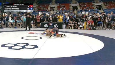 126 lbs Champ. Rd Of 128 - Deacon Gibbs, Indiana vs Santino Martinez, New Mexico