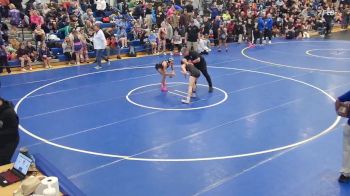 107 lbs Champ. Round 1 - Kaylee Mott, Warsaw vs Leah Waite, Fredonia