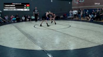 140 lbs Cons. Round 3 - Evan Dirmann, Boise Youth Wrestling vs Isaiah Meras, Idaho