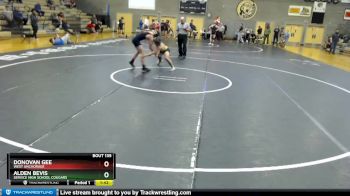 125 lbs Cons. Semi - Alden Bevis, Service High School Cougars vs Donovan Gee, West Anchorage