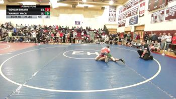 175 lbs 3rd Place - Conlan Simard, Berlin vs Garrett Mace, Guilford