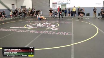 92 lbs Cons. Round 2 - Dayton Samuelson, Bethel Freestyle Wrestling Club vs Gunnar Jensen, Soldotna Whalers Wrestling Club